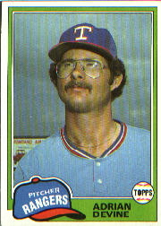 1981 Topps Baseball Cards      464     Adrian Devine